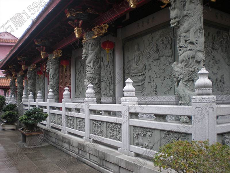 寺廟石欄桿