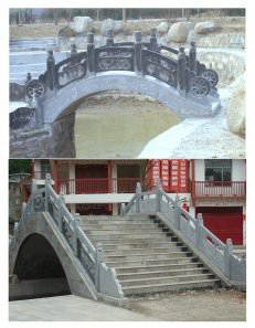 石雕欄桿、石拱橋、石欄桿