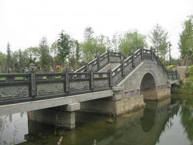 石雕欄桿、石拱橋、石欄桿