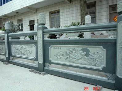 石雕欄桿、石拱橋、石欄桿