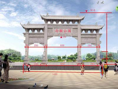 石雕欄桿、石拱橋、石欄桿