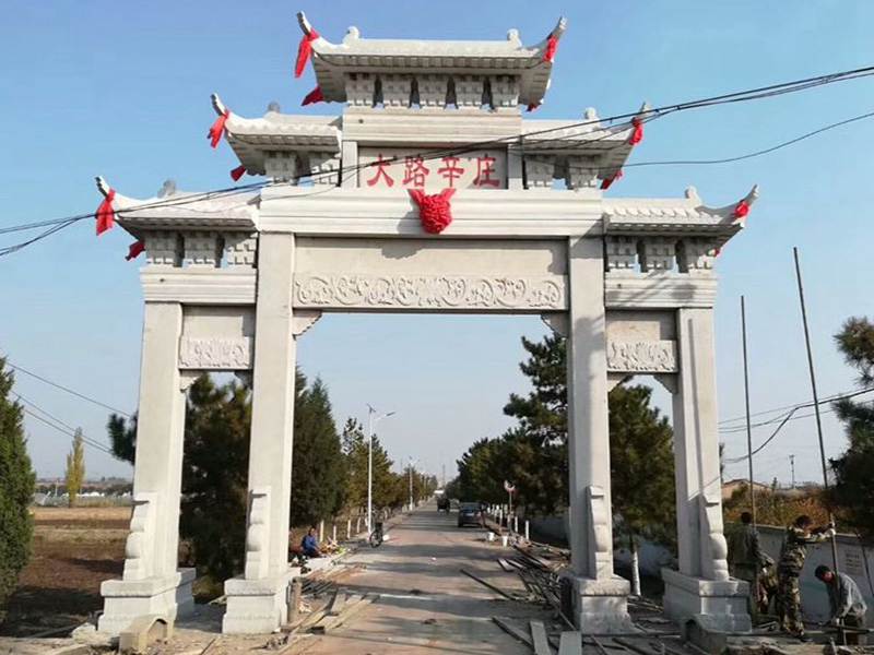 石雕欄桿、石拱橋、石欄桿