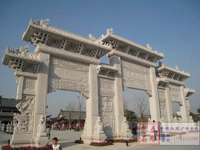 石雕欄桿、石拱橋、石欄桿