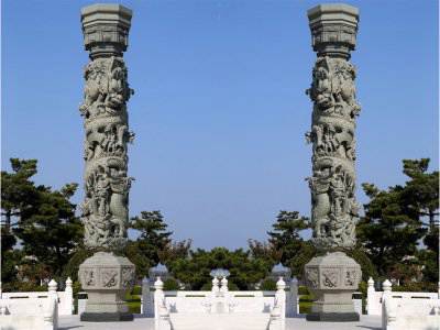 石雕欄桿、石拱橋、石欄桿