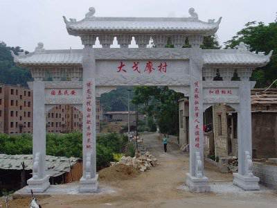 石雕欄桿、石拱橋、石欄桿