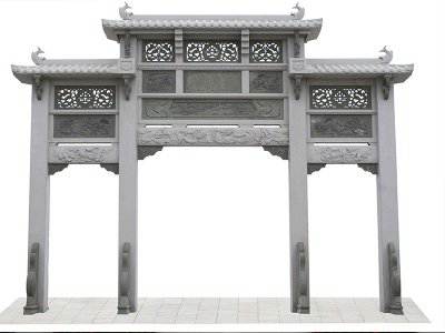 石雕欄桿、石拱橋、石欄桿