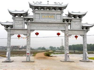 石雕欄桿、石拱橋、石欄桿