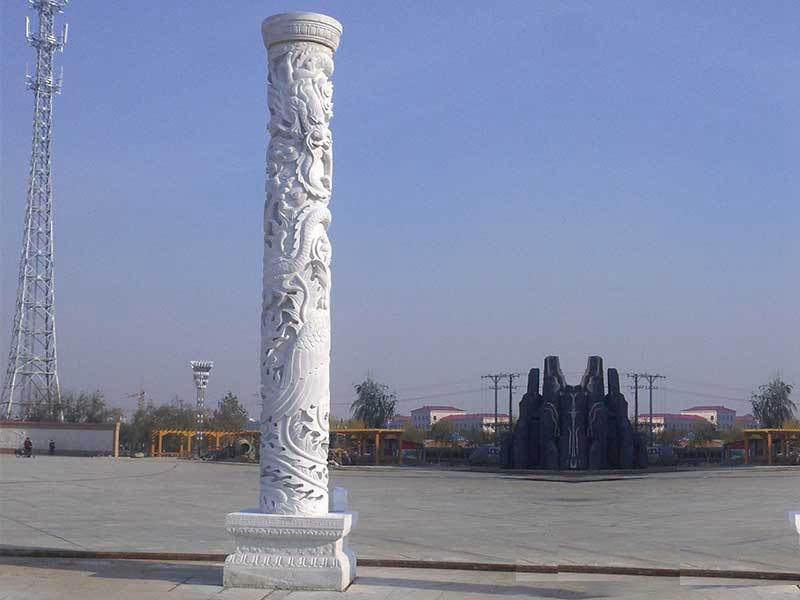漢白玉浮雕龍柱價(jià)格