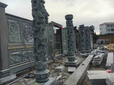 石雕欄桿、石拱橋、石欄桿