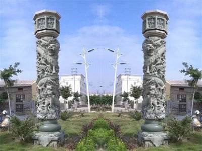 石雕欄桿、石拱橋、石欄桿