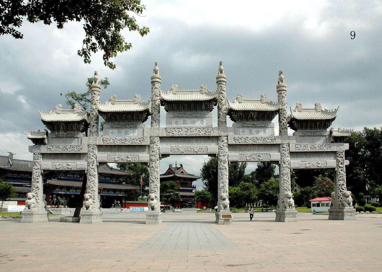 石雕欄桿、石拱橋、石欄桿