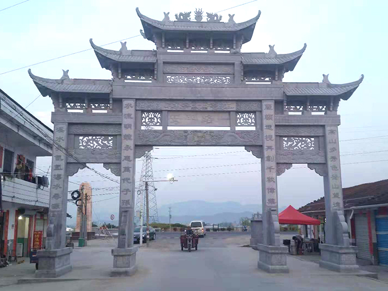 石雕欄桿、石拱橋、石欄桿