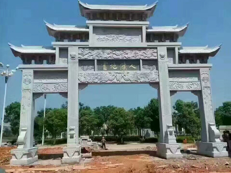 石雕欄桿、石拱橋、石欄桿