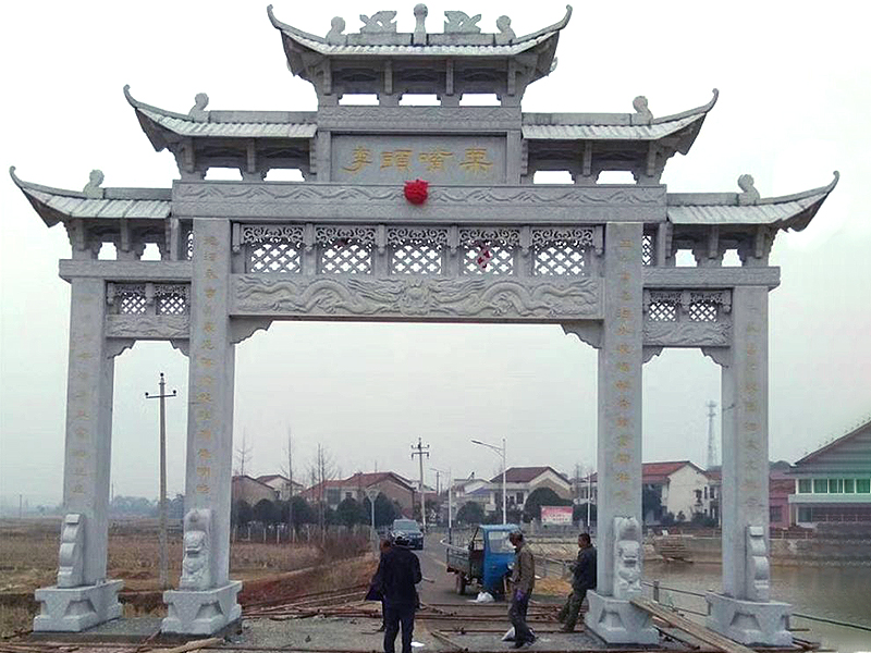 石雕欄桿、石拱橋、石欄桿