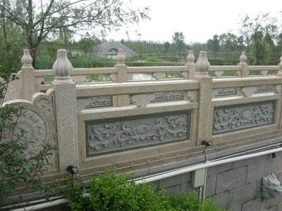 石雕欄桿、石拱橋、石欄桿