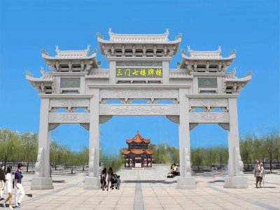 石雕欄桿、石拱橋、石欄桿