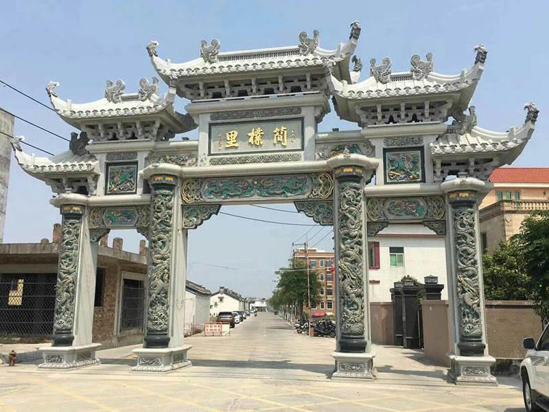 農(nóng)村石牌坊雕刻制作廠家